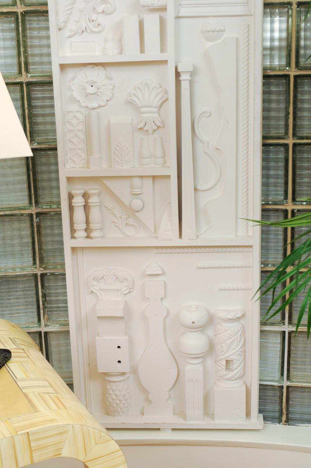 Incredible Pair of Found Objects Sculpture Panels After Louise Nevelson For Sale 12