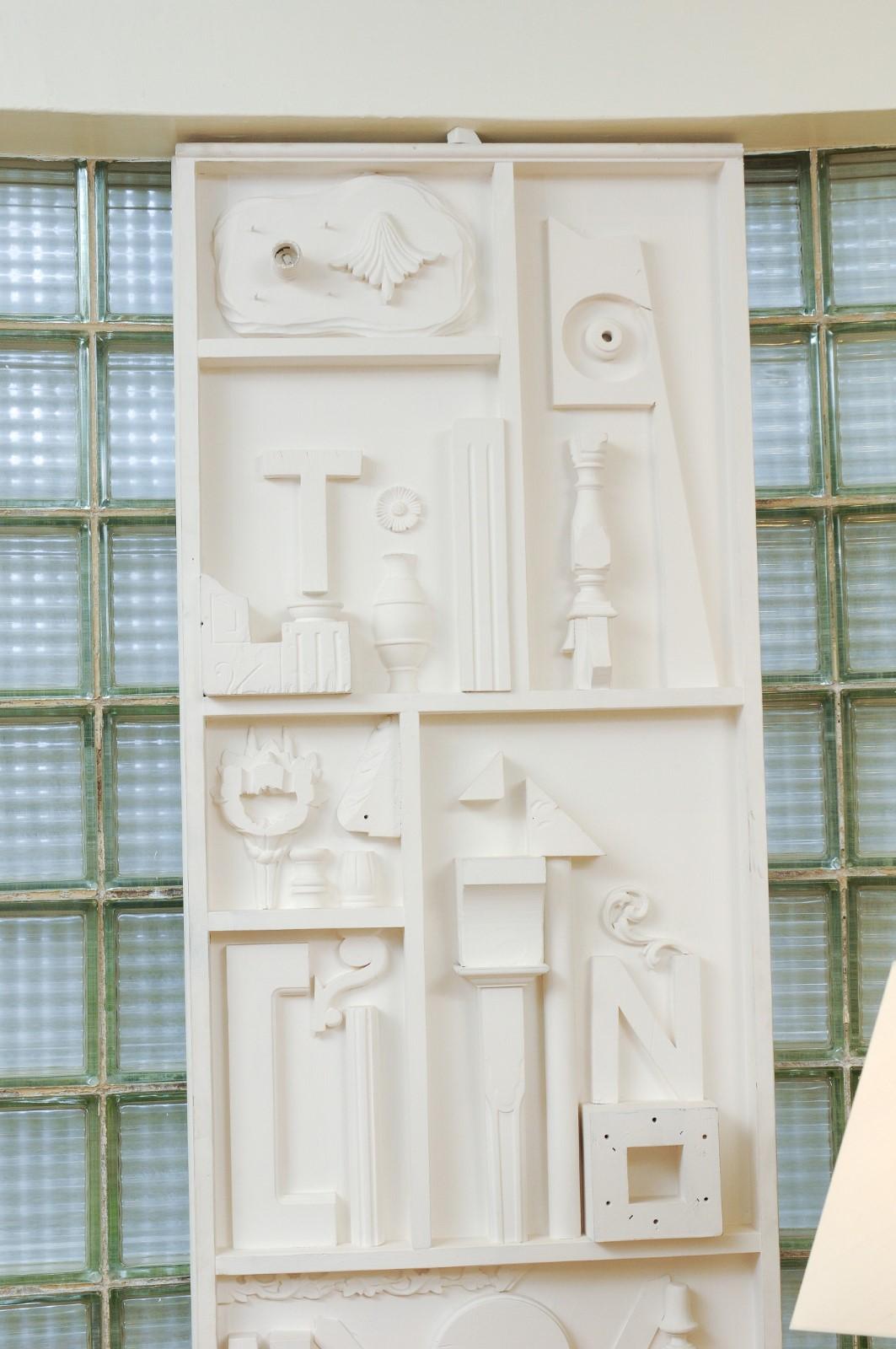 Incredible Pair of Found Objects Sculpture Panels After Louise Nevelson In Excellent Condition For Sale In Atlanta, GA
