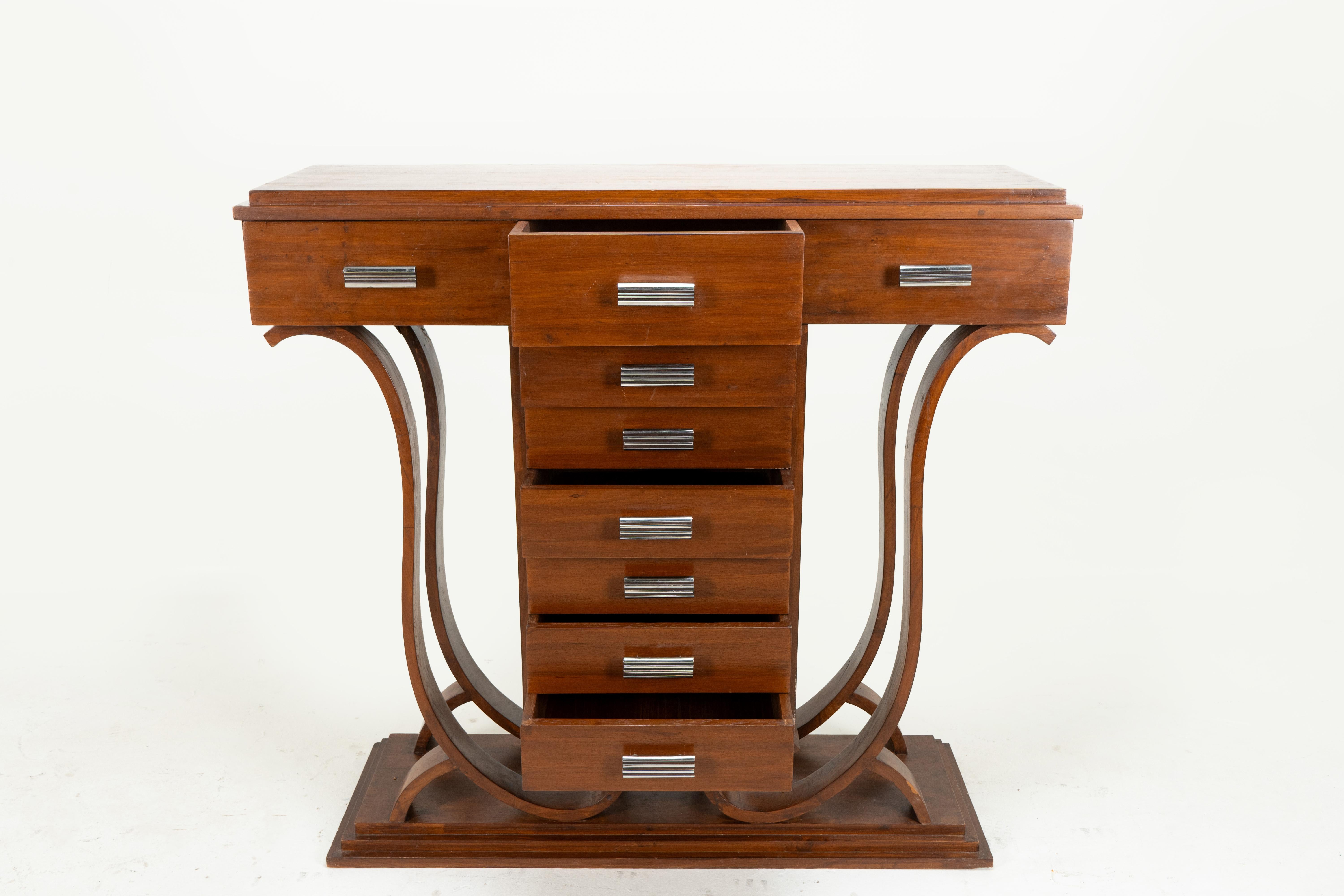 An Indian Art Deco Console In Good Condition For Sale In Chicago, IL