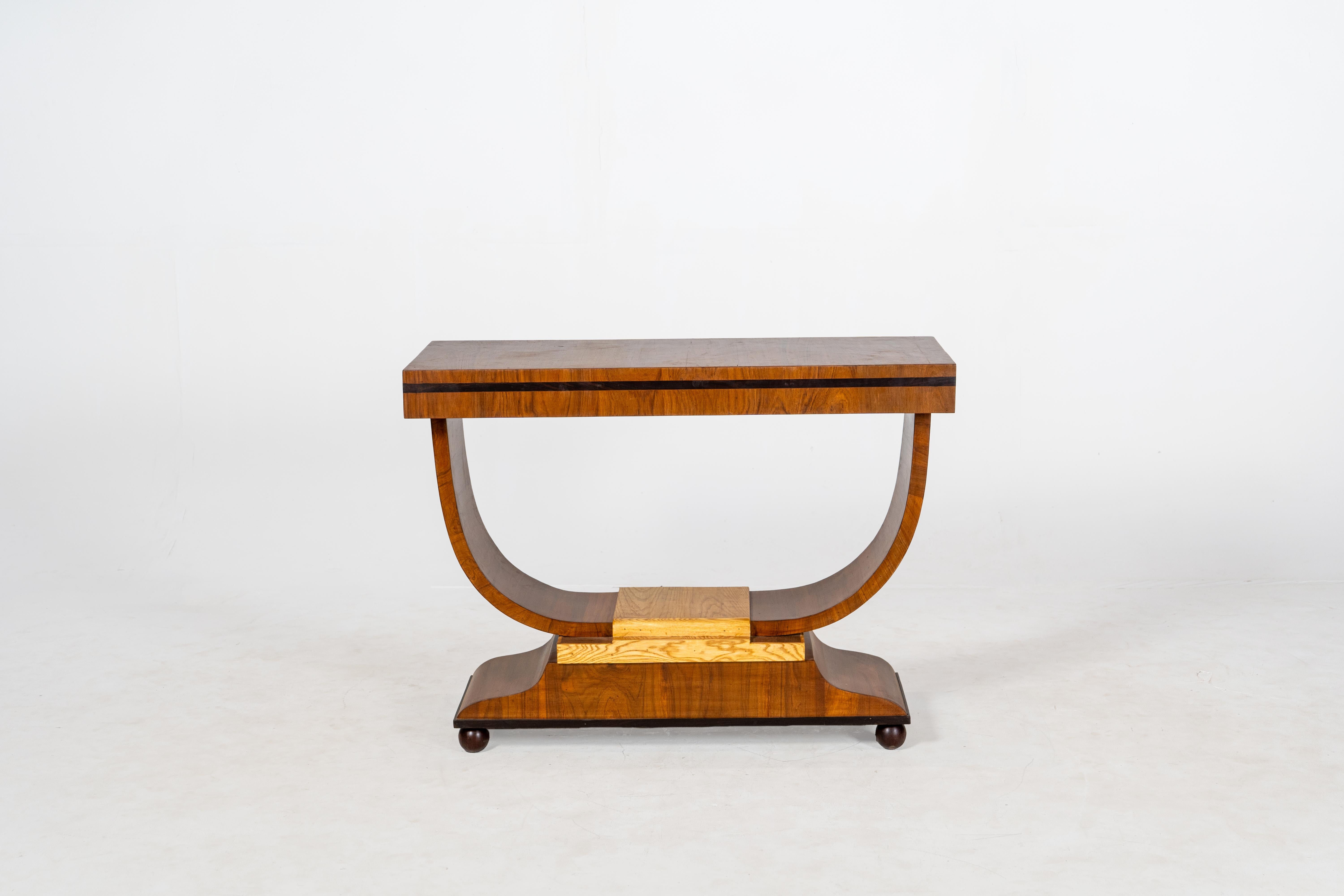 20th Century An Indian Art Deco Console Table For Sale