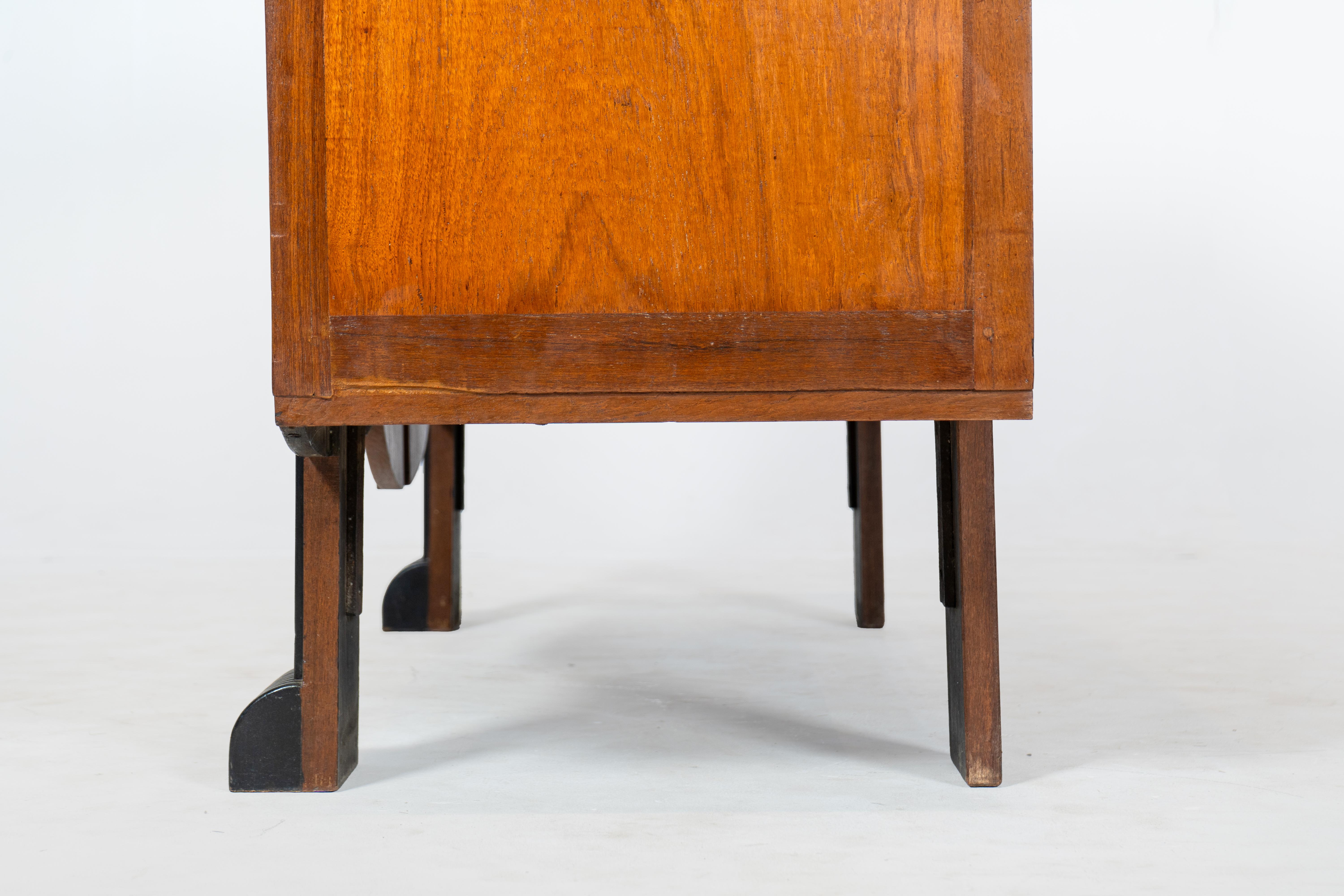 An Indian Art Deco Console With Two-Tone Finish For Sale 5