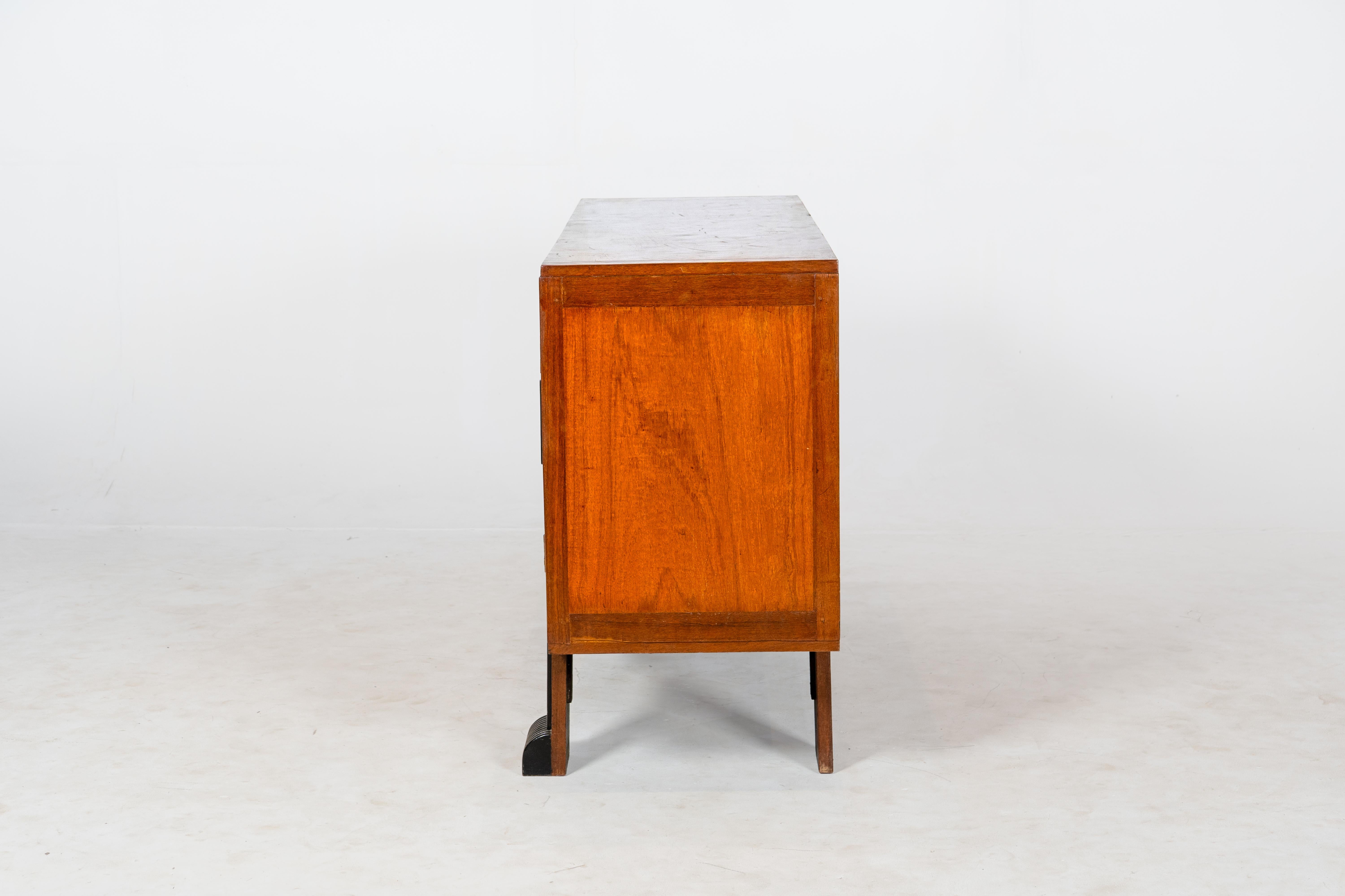 20th Century An Indian Art Deco Console With Two-Tone Finish For Sale