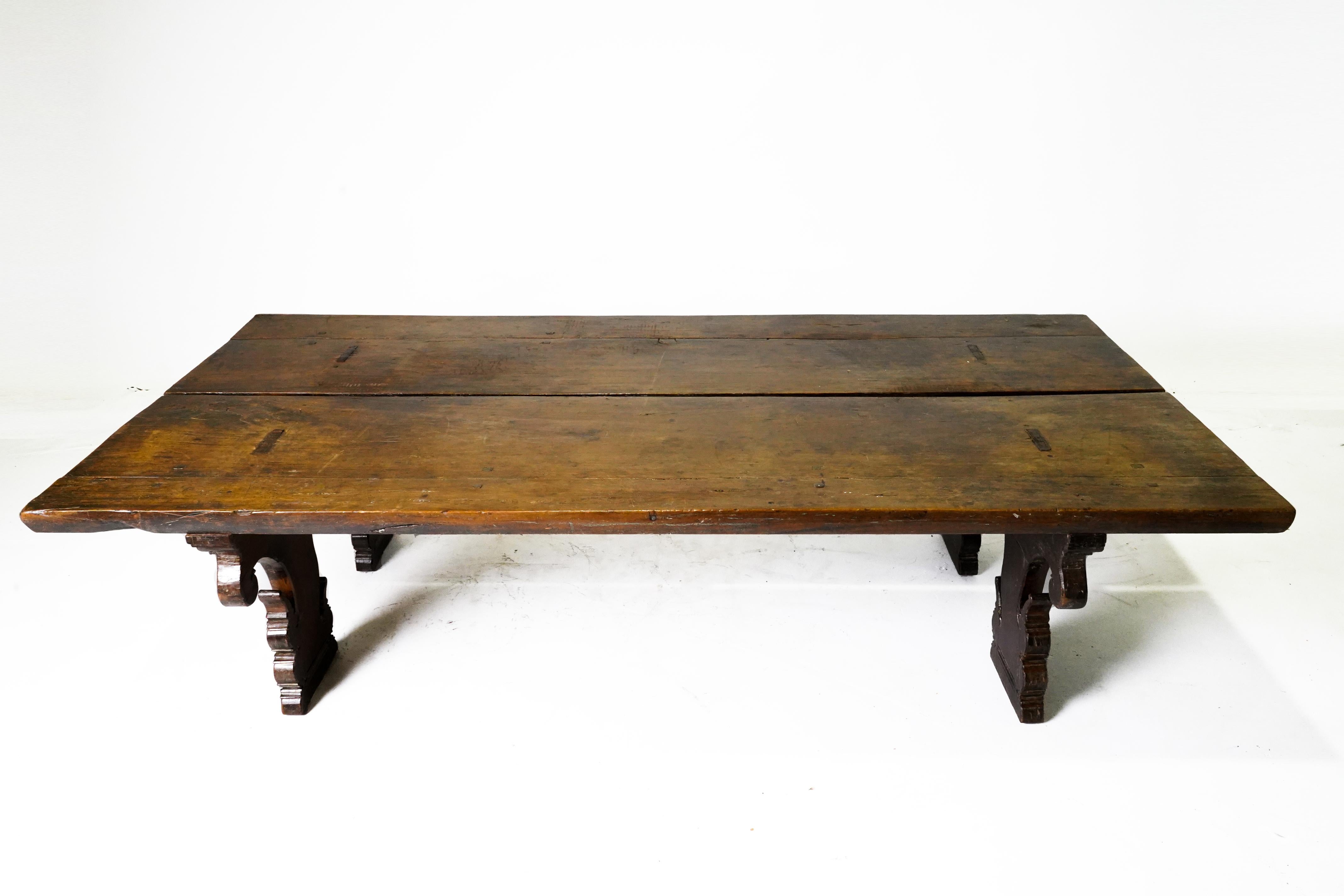 Teak Rare C. 1900 Indian Daybed Coffee Table For Sale