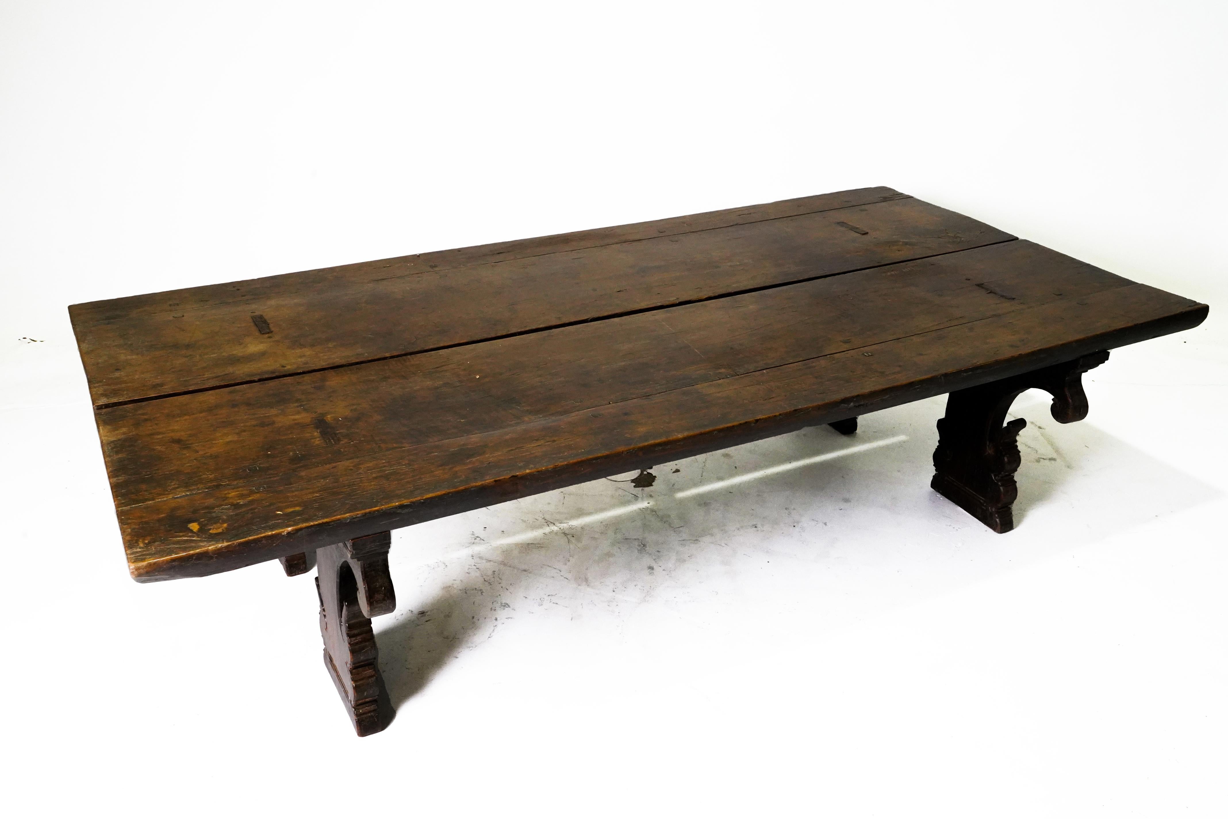 Rare C. 1900 Indian Daybed Coffee Table For Sale 4