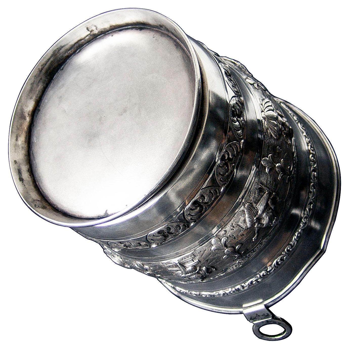 Indian Silver Ice Pail In Excellent Condition In London, GB
