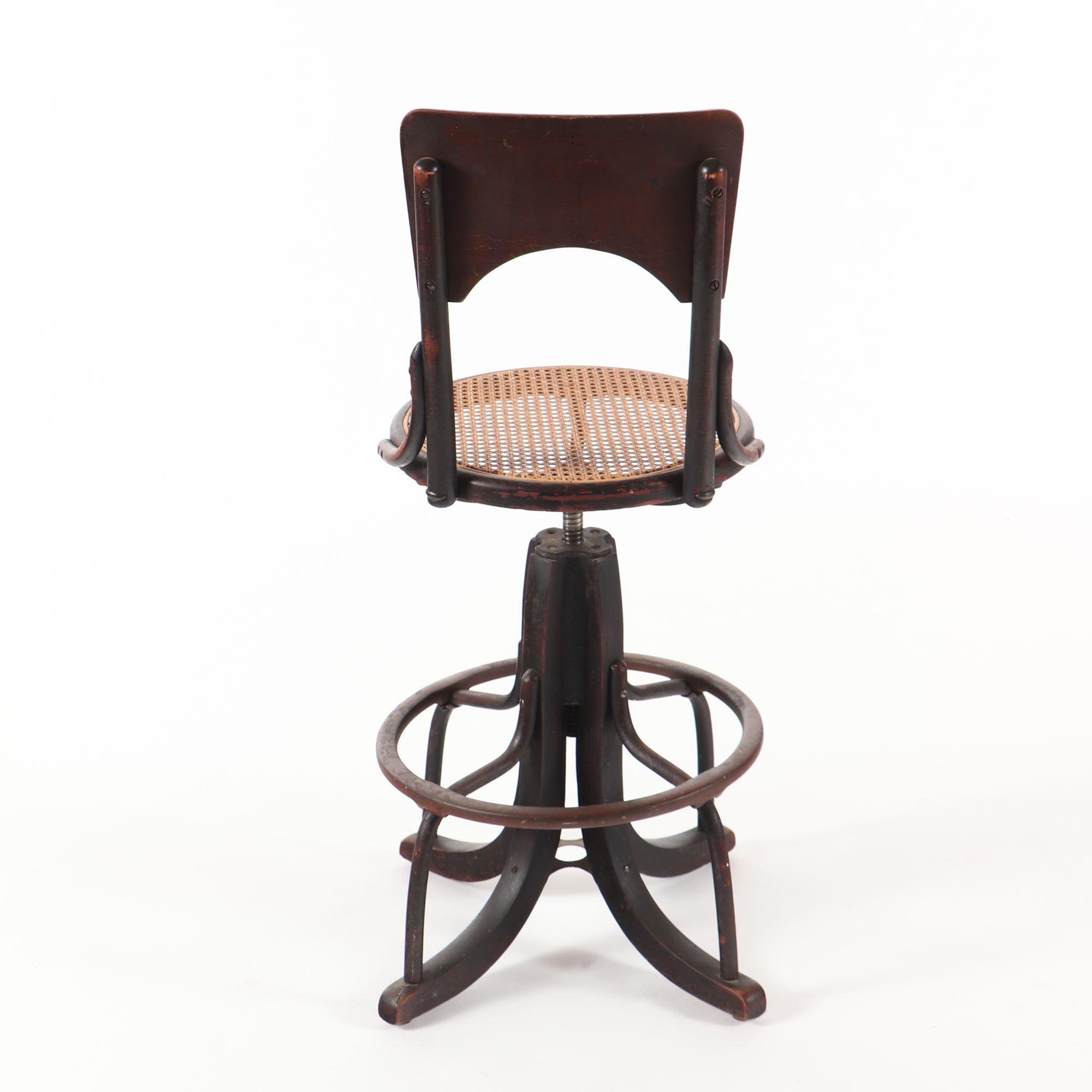 Industrial Swivel Stool or Telephone Operator's Chair, circa 1930 1