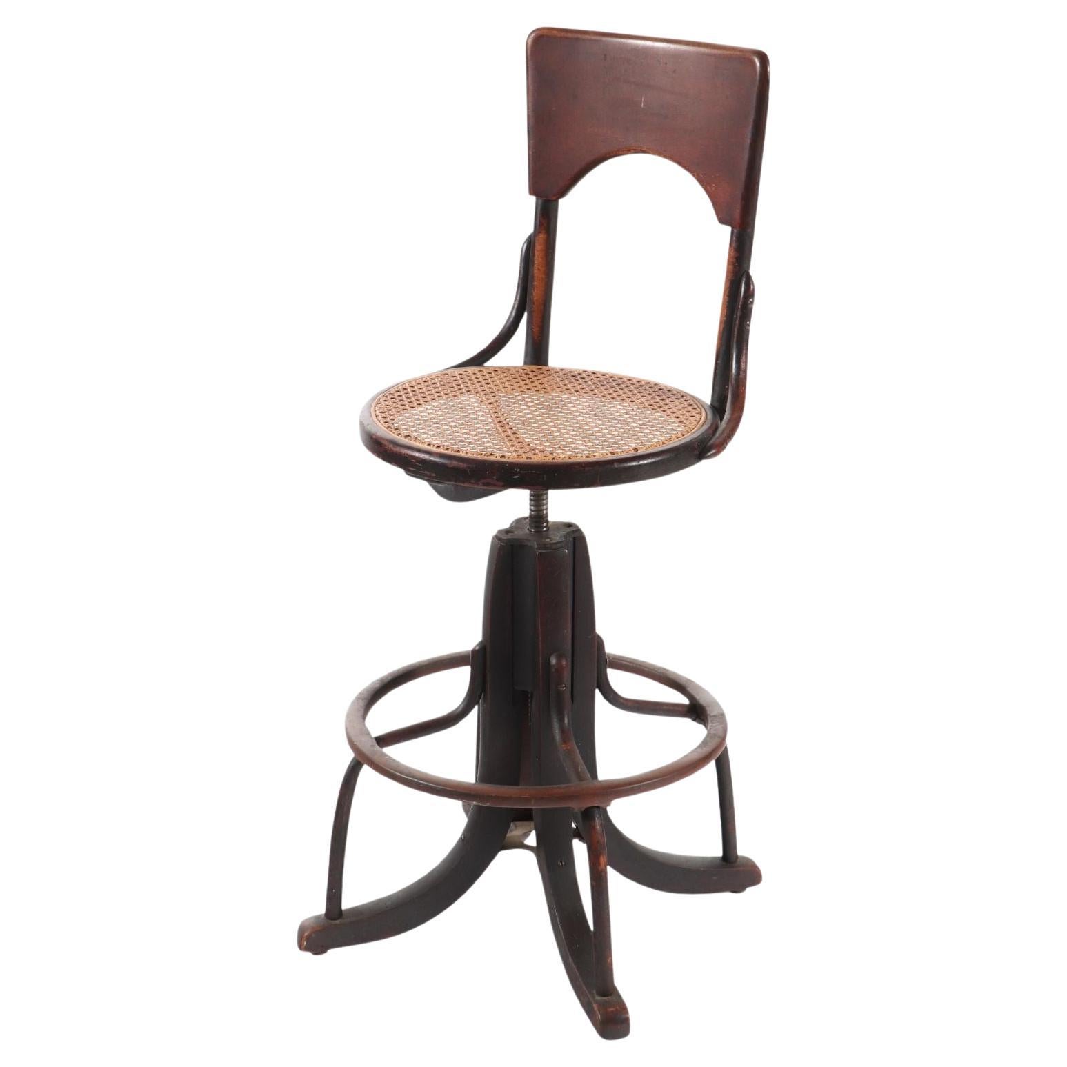 Industrial Swivel Stool or Telephone Operator's Chair, circa 1930