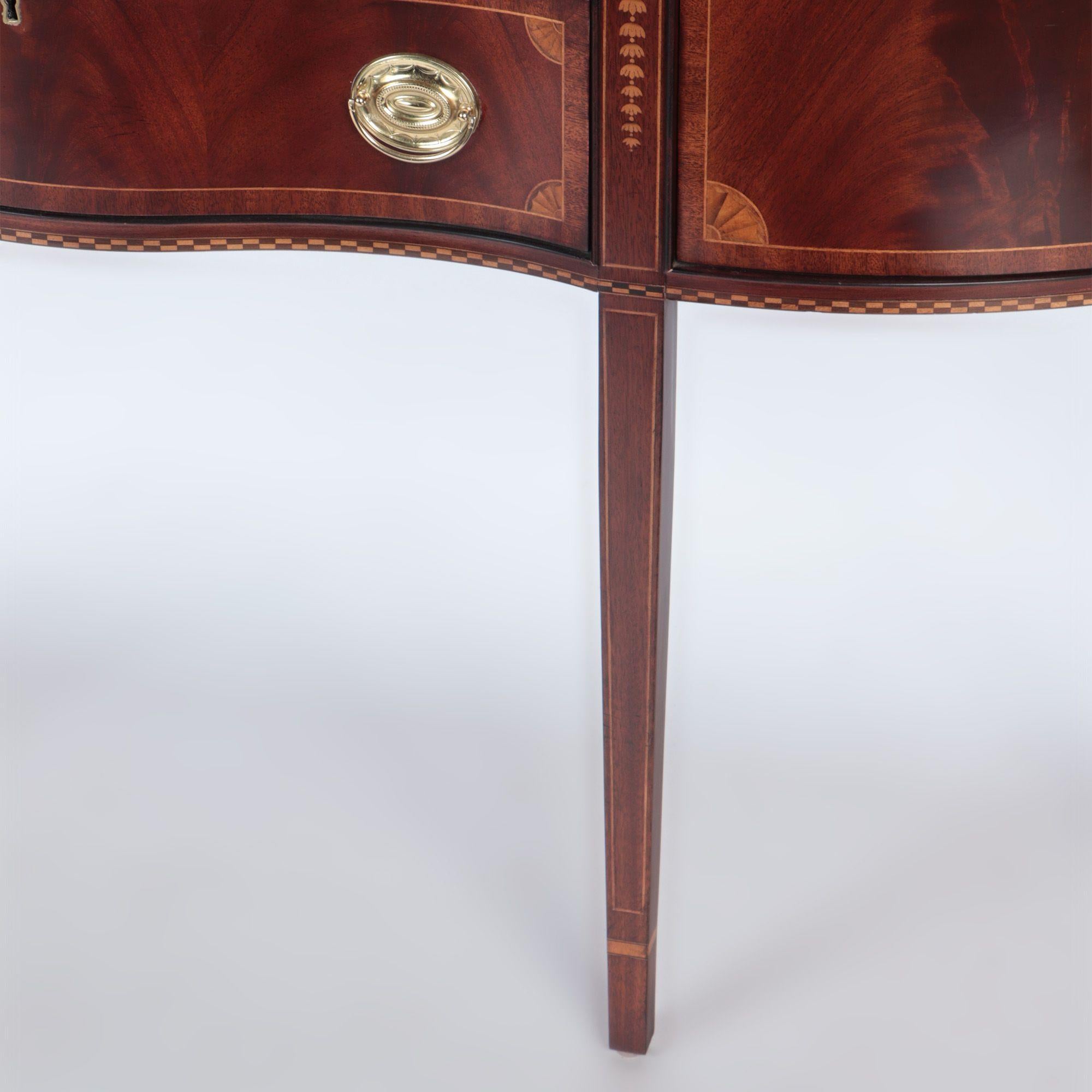 Inlaid Mahogany Federal Style Sideboard by Council, 20th Century 5