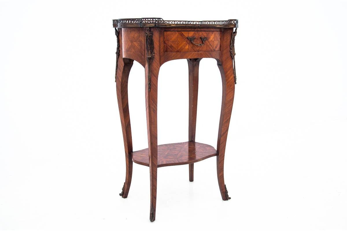 Inlayed Table, France, circa 1920, Antique 5