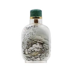 Inside Painted Glass, "A Family" Snuff Bottle by Zhang Zenlou in 2006