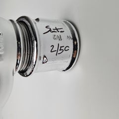 "Un instante repentino", 2021, Decoración de pared para el hogar, Hecho a mano en Italia, Plata, Ldt.