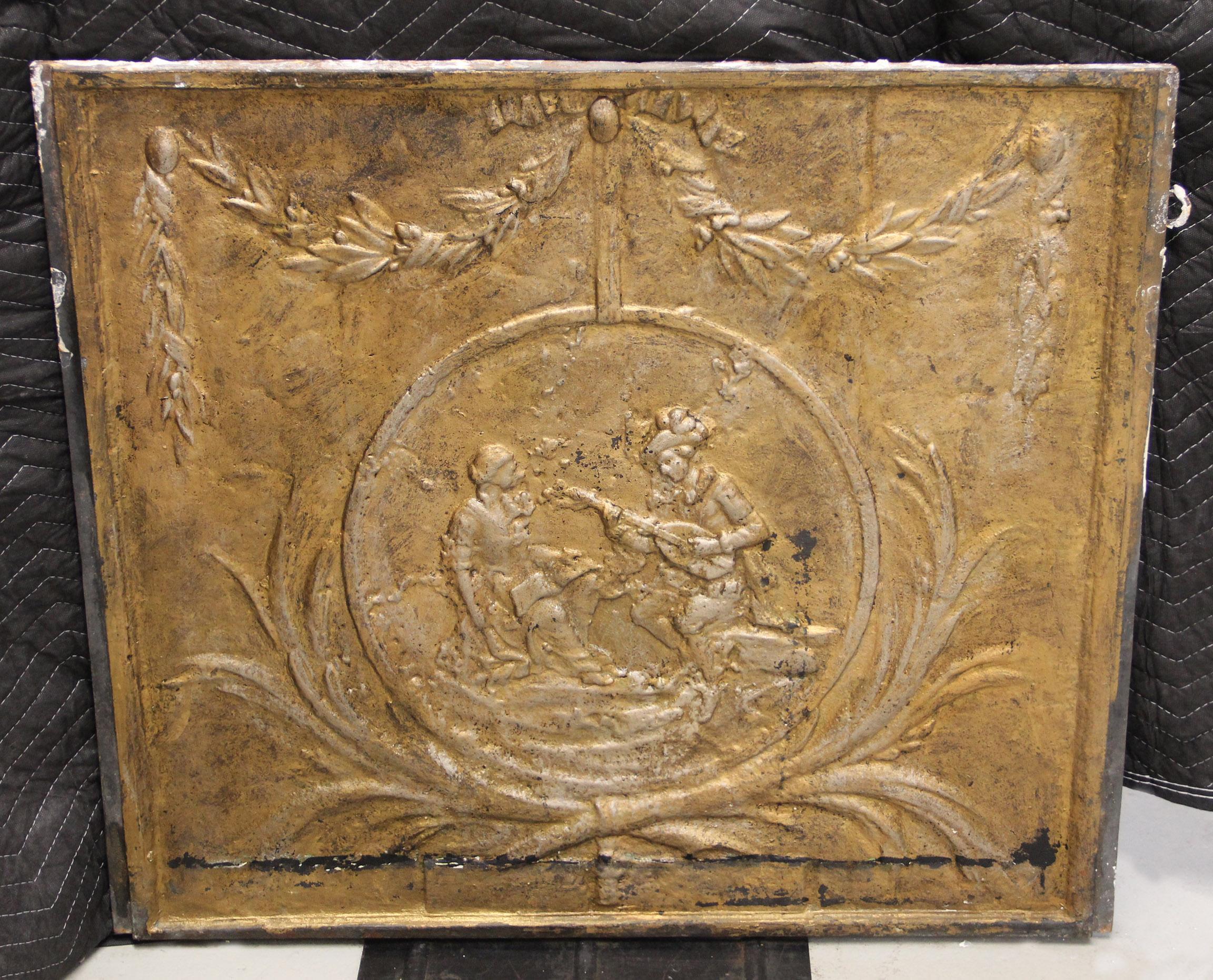 Bronze Intéressante cheminée en marbre Giallo di Siena montée sur bronze doré du 19ème siècle en vente