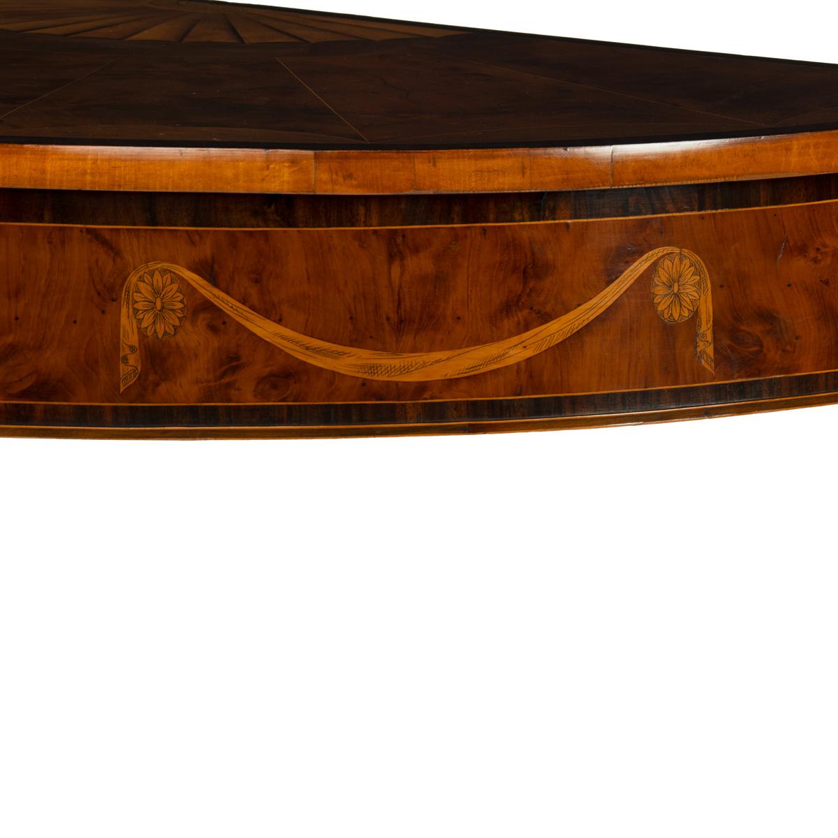Une intéressante table d'appoint en marqueterie de bois d'if de style George III, fermement attribuée à In en vente 4
