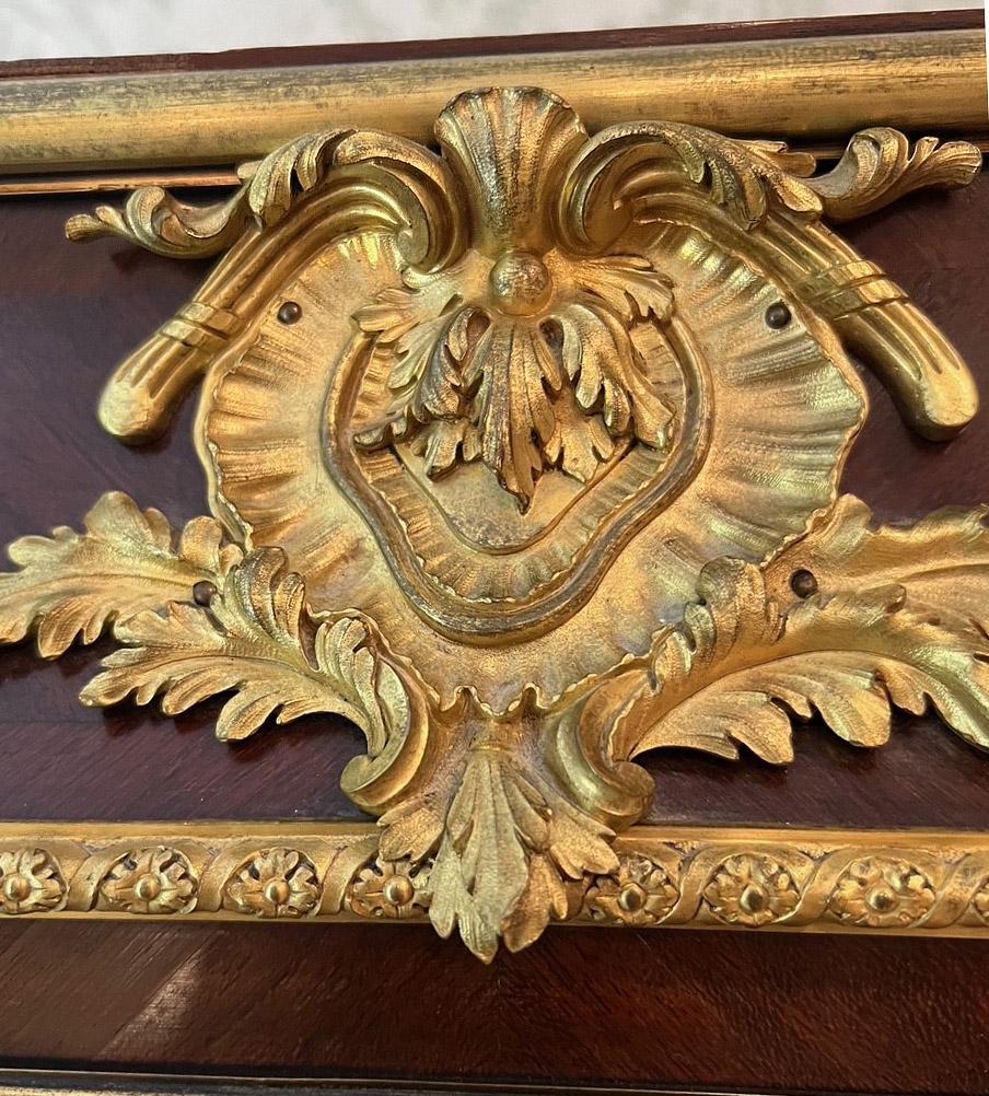 French An Interesting Late 19th Century Gilt Bronze Mounted Cartonnier / Dresser For Sale