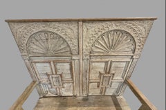 An Interesting Limed Back Settle