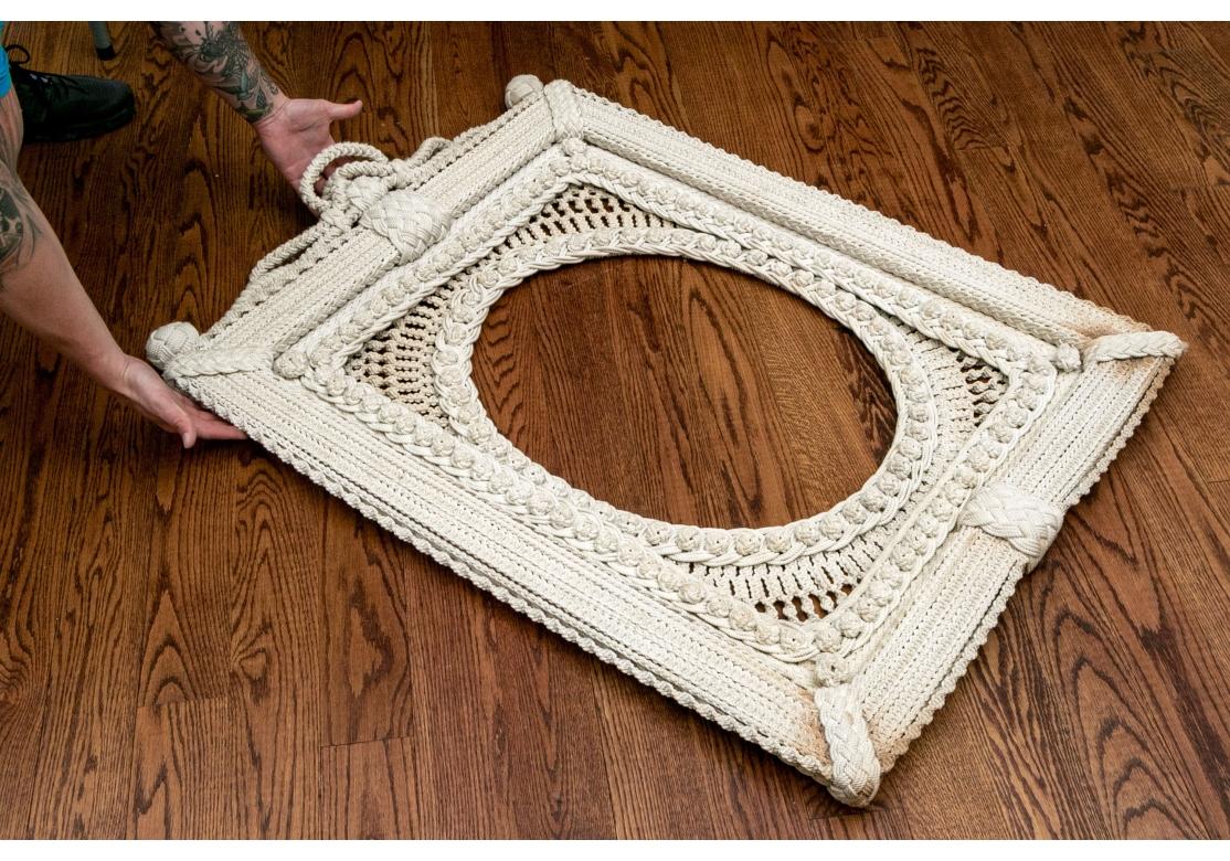 An Intricate And Large Folk Art Sailors Frame For Sale 6