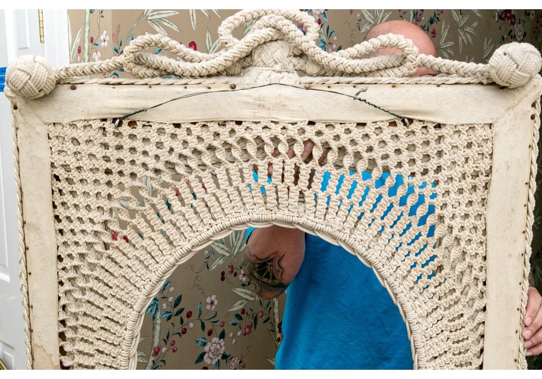 An Intricate And Large Folk Art Sailors Frame For Sale 9