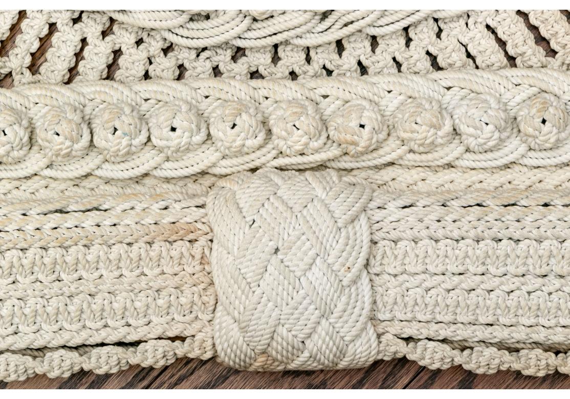 Cord An Intricate And Large Folk Art Sailors Frame For Sale