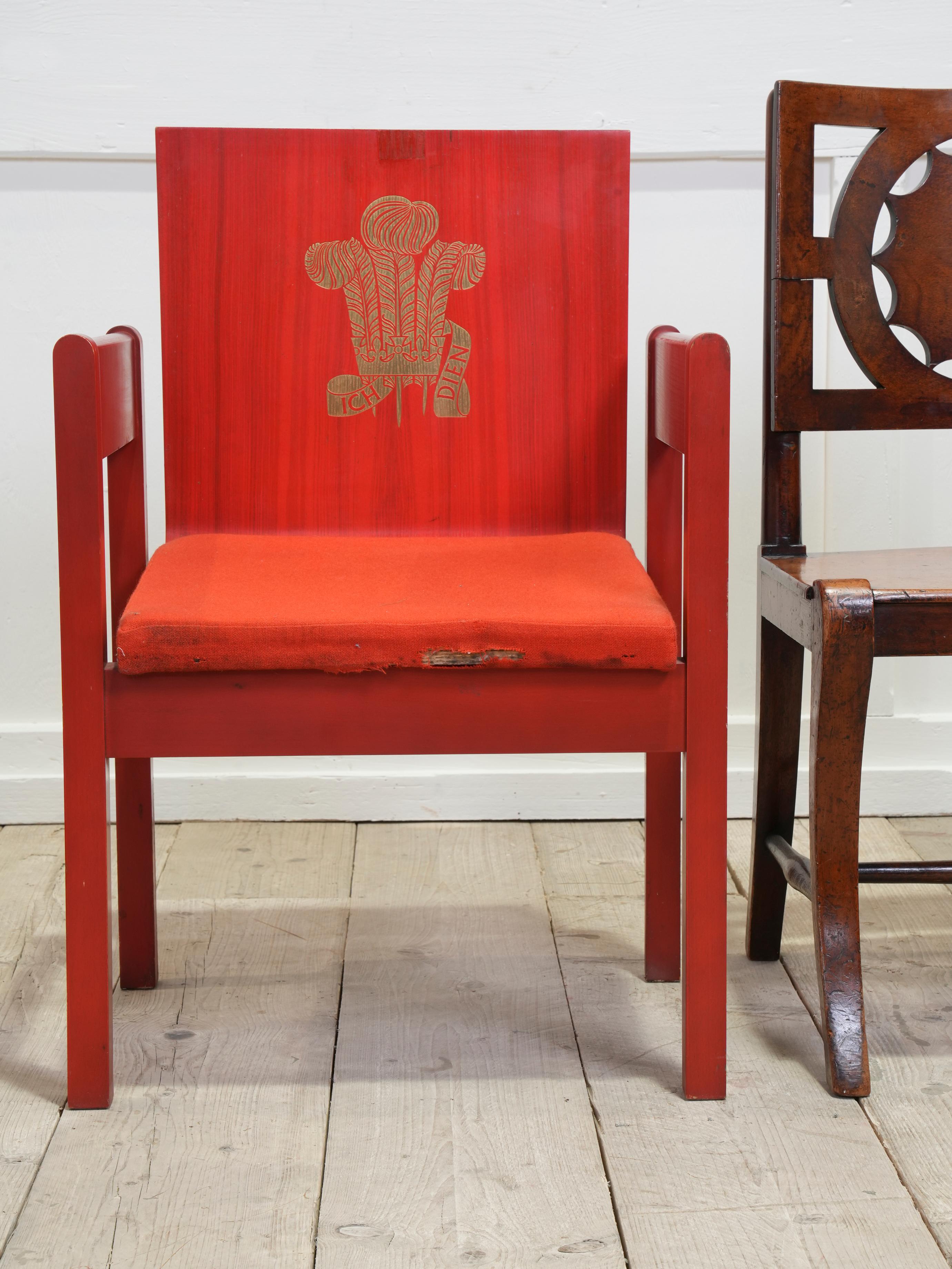 An Investiture “Red” Chair 1