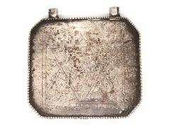 An Iraqi Large Silver Amulet, Fine Antique Judaica from Iraq