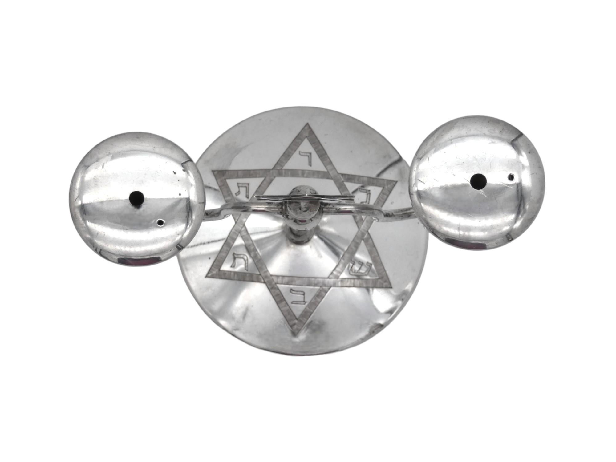 candelabro para shabat