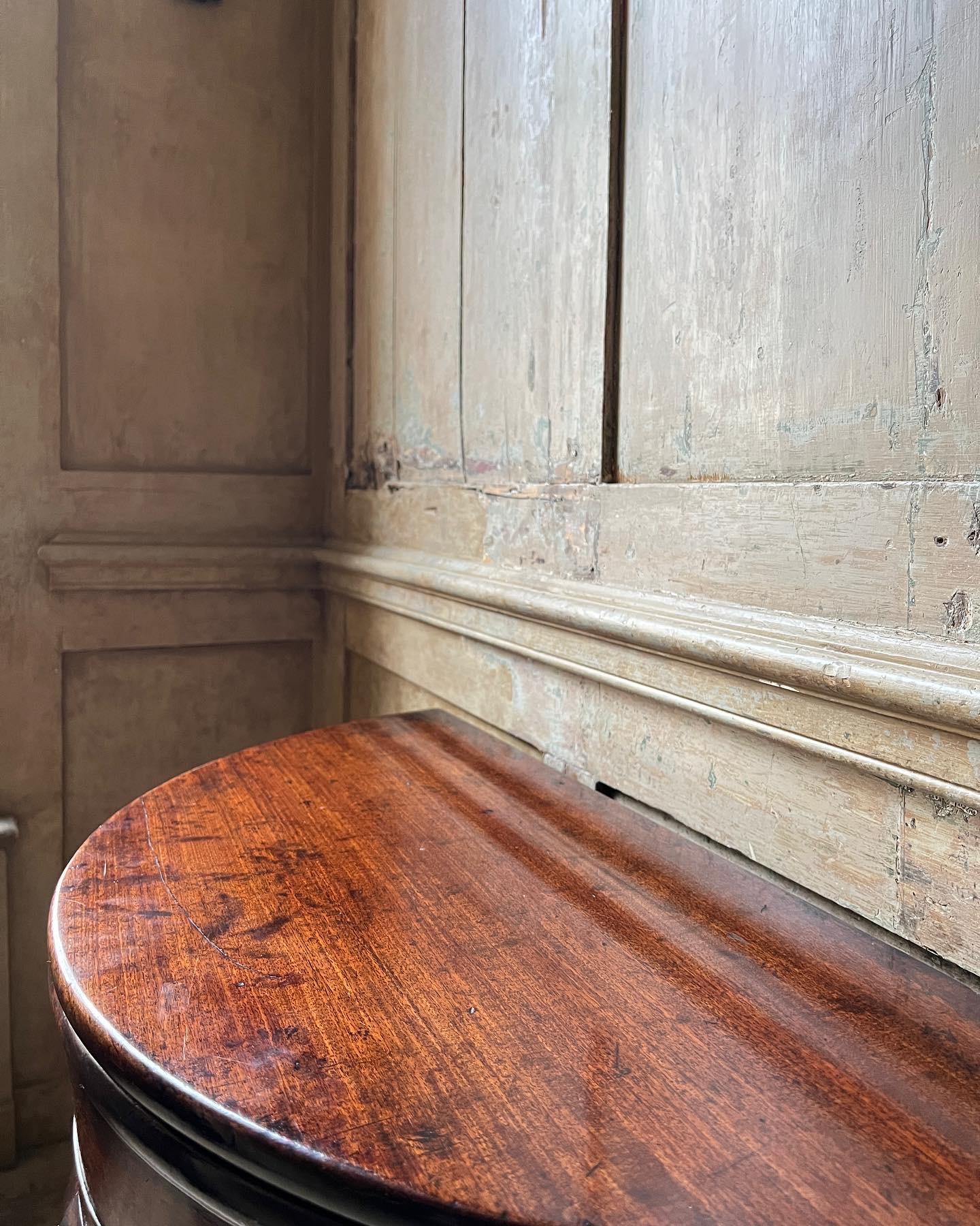 Irish George II Demi-Lune Mahogany Tea Table, c.1740 2