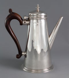 Irish George II Silver Coffee Pot, Dublin 1732