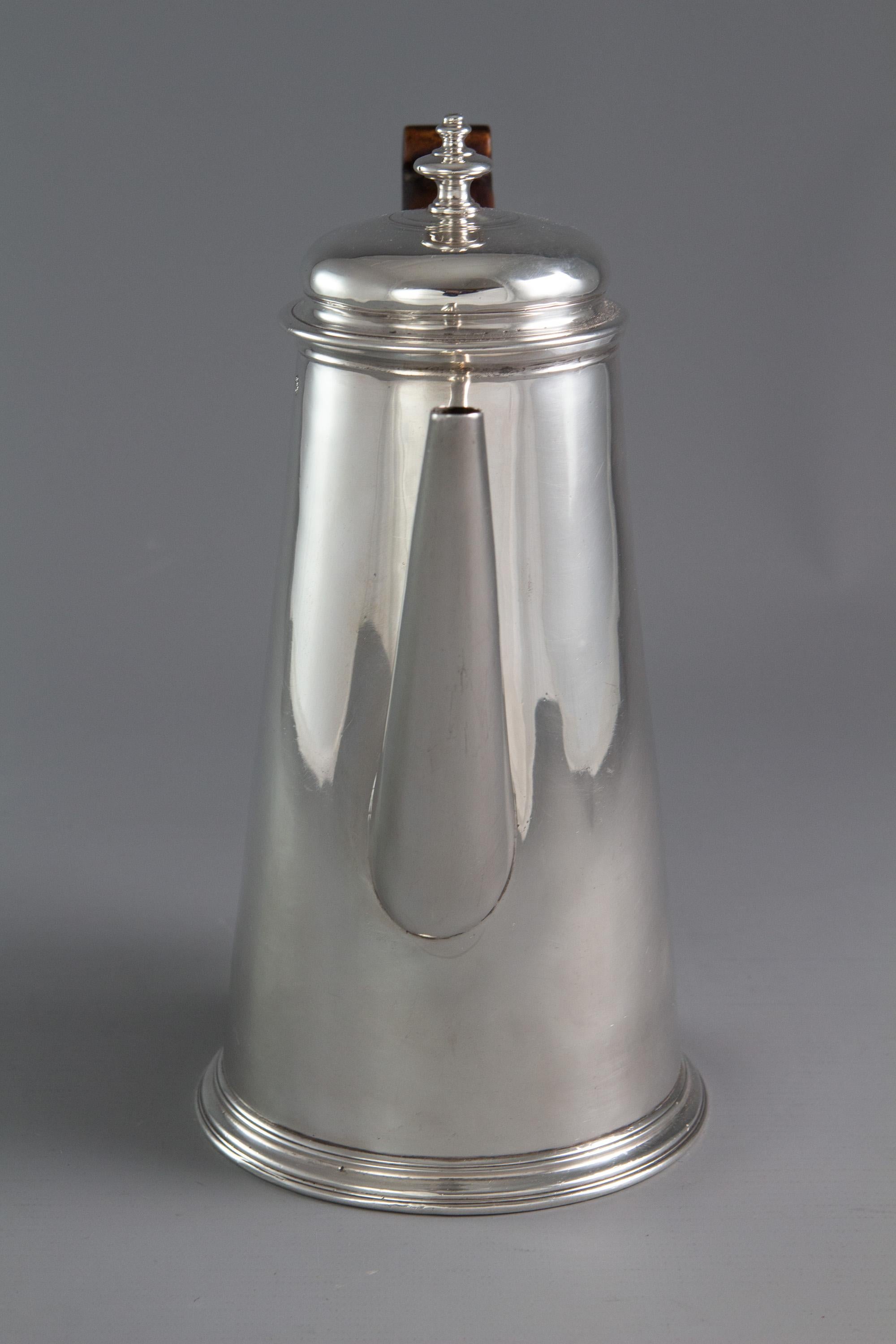 Irish George II Silver Coffee Pot, Dublin 1732 2