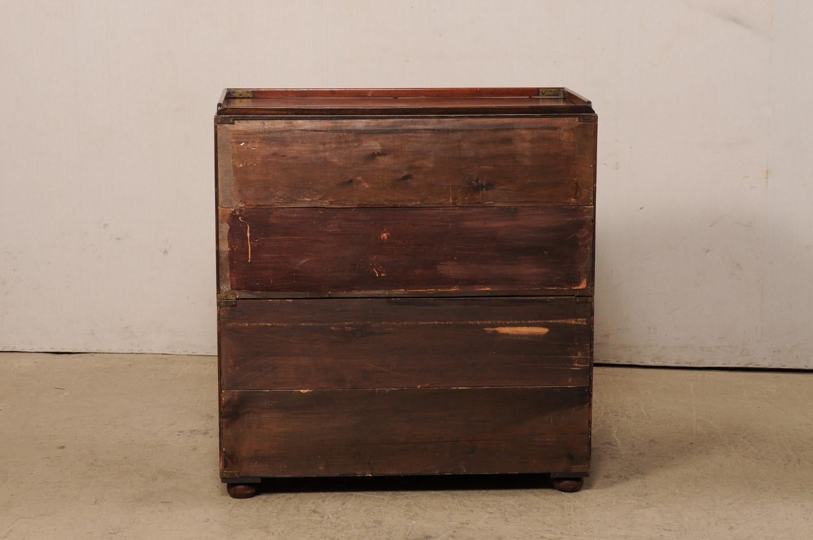 Irish Military Campaign Chest on Chest, circa 1880 For Sale 3