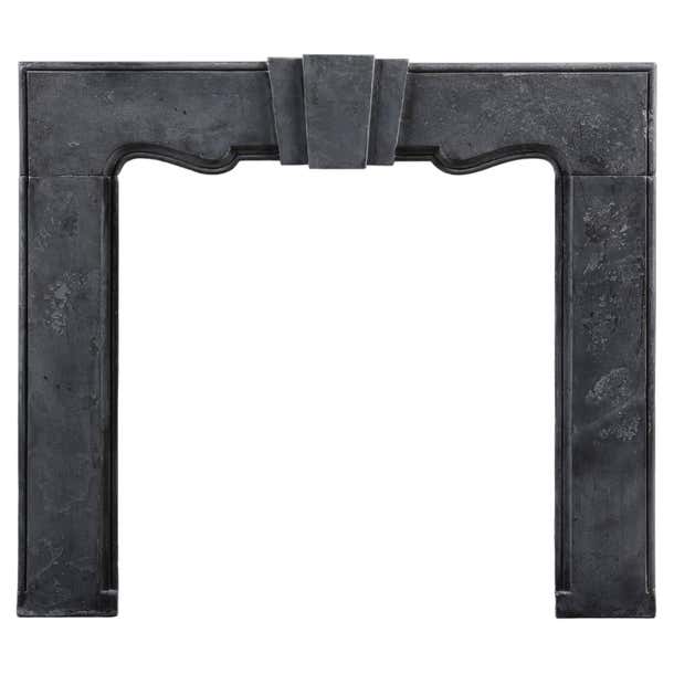 Rusticated Keystone An Irish Queen Anne Slate Chimney Piece in the Manner of William Colles ...