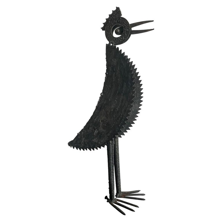 Iron Bird Sculpture For Sale at 1stDibs