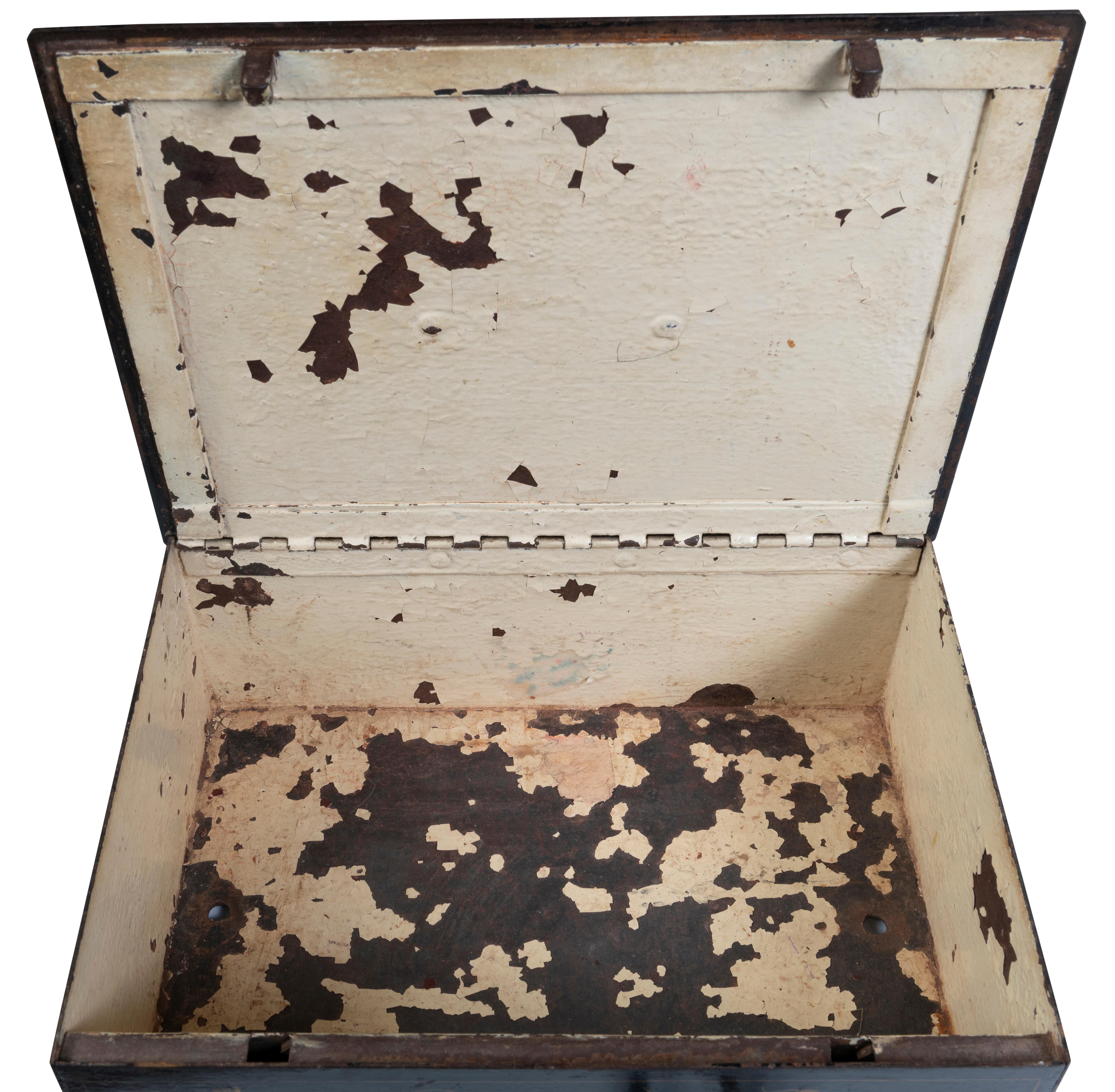 An Iron Chinoiserie Box, 19th Century For Sale 4