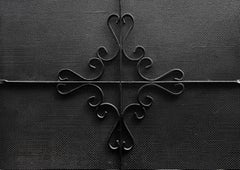 Iron Three-Fold Firescreen