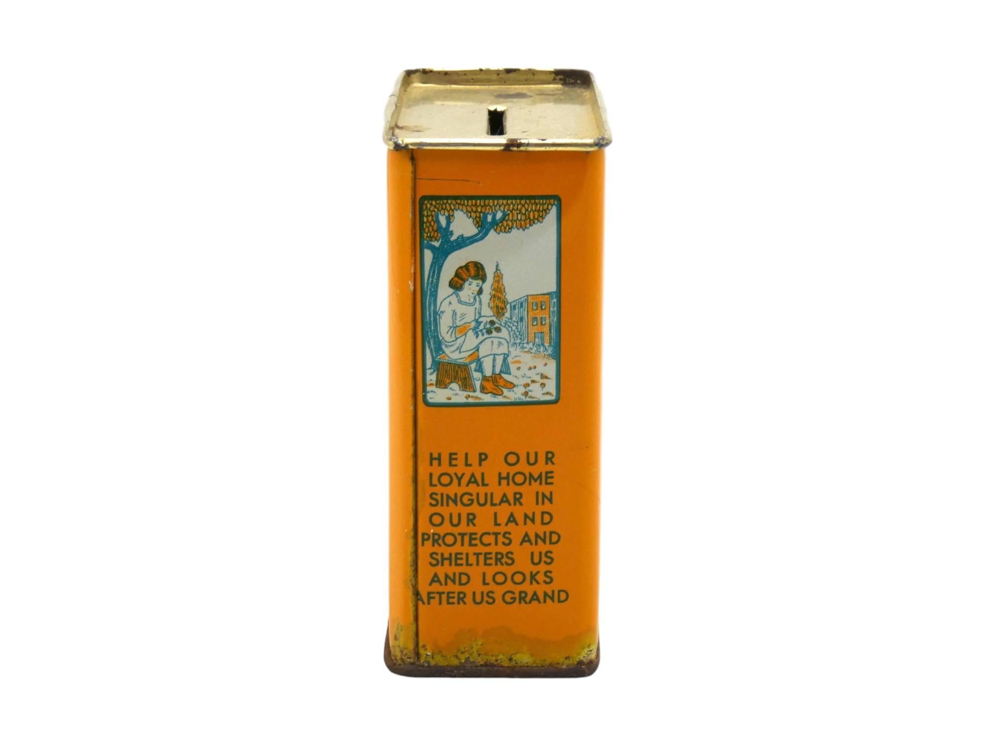 Ein Israel Orphans Home for Girls Charity Container für Mädchen, Jerusalem 1930 (Gemalt) im Angebot