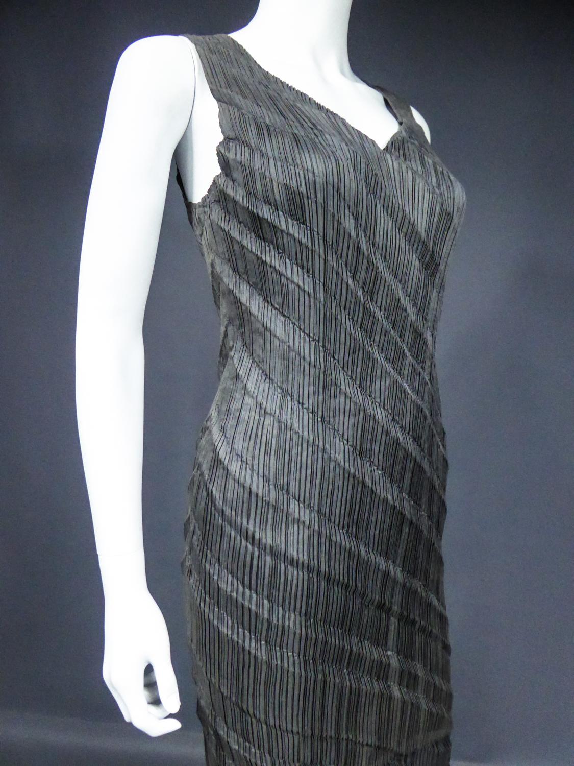 An Issey Miyake Pleated Set numbered M57-FG810 and M57-FH827 Circa 1990 5