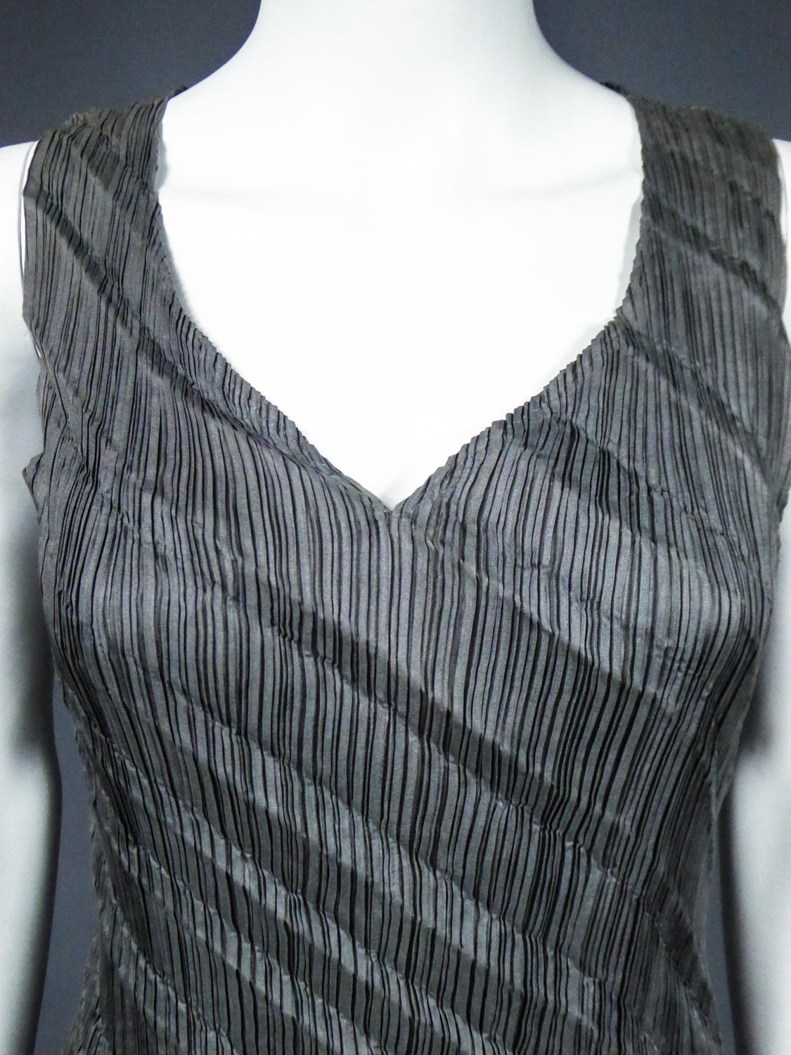 An Issey Miyake Pleated Set numbered M57-FG810 and M57-FH827 Circa 1990 3
