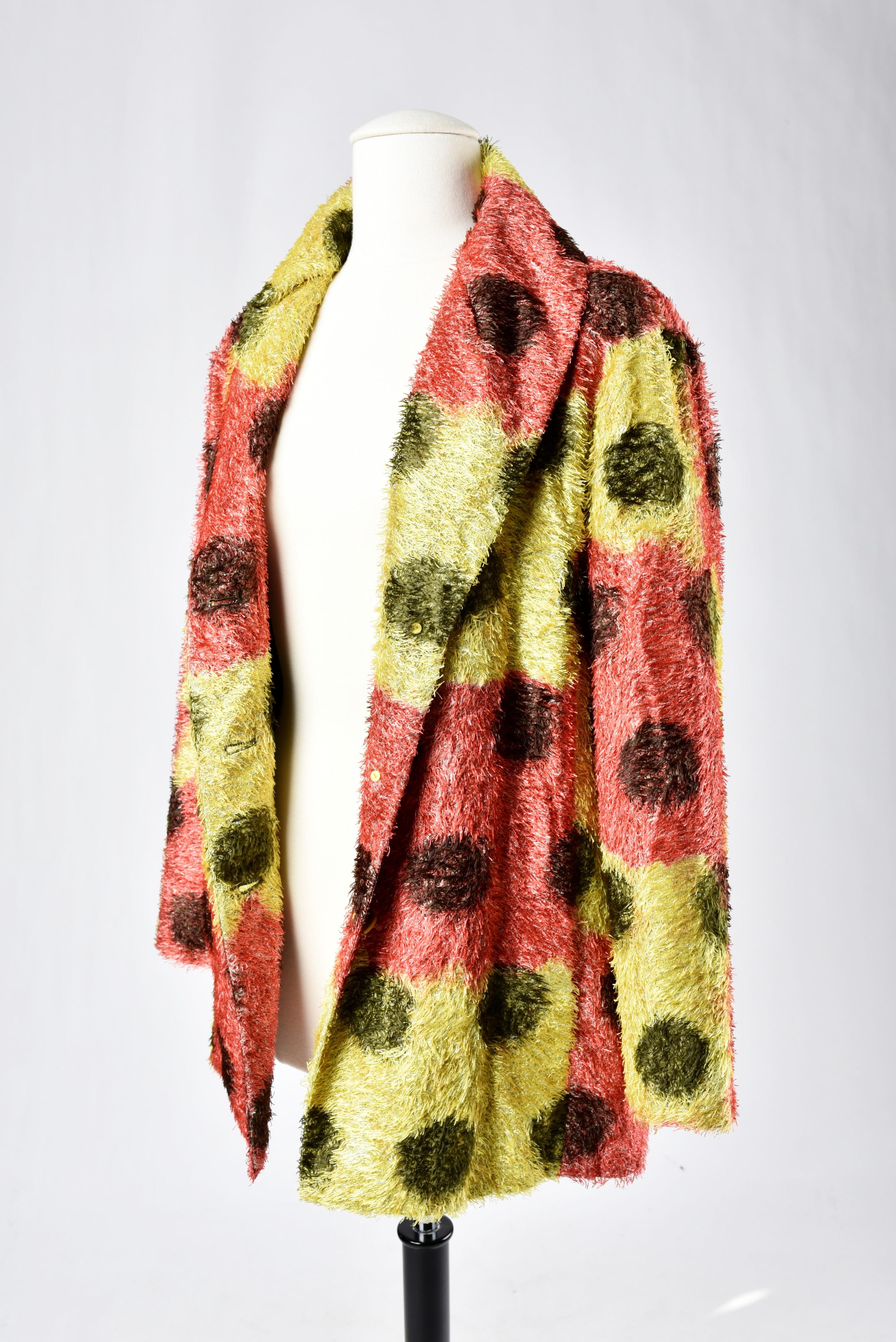 An Issey Miyaké Plush Acrylic Jacket Fall Winter 1998 For Sale 8