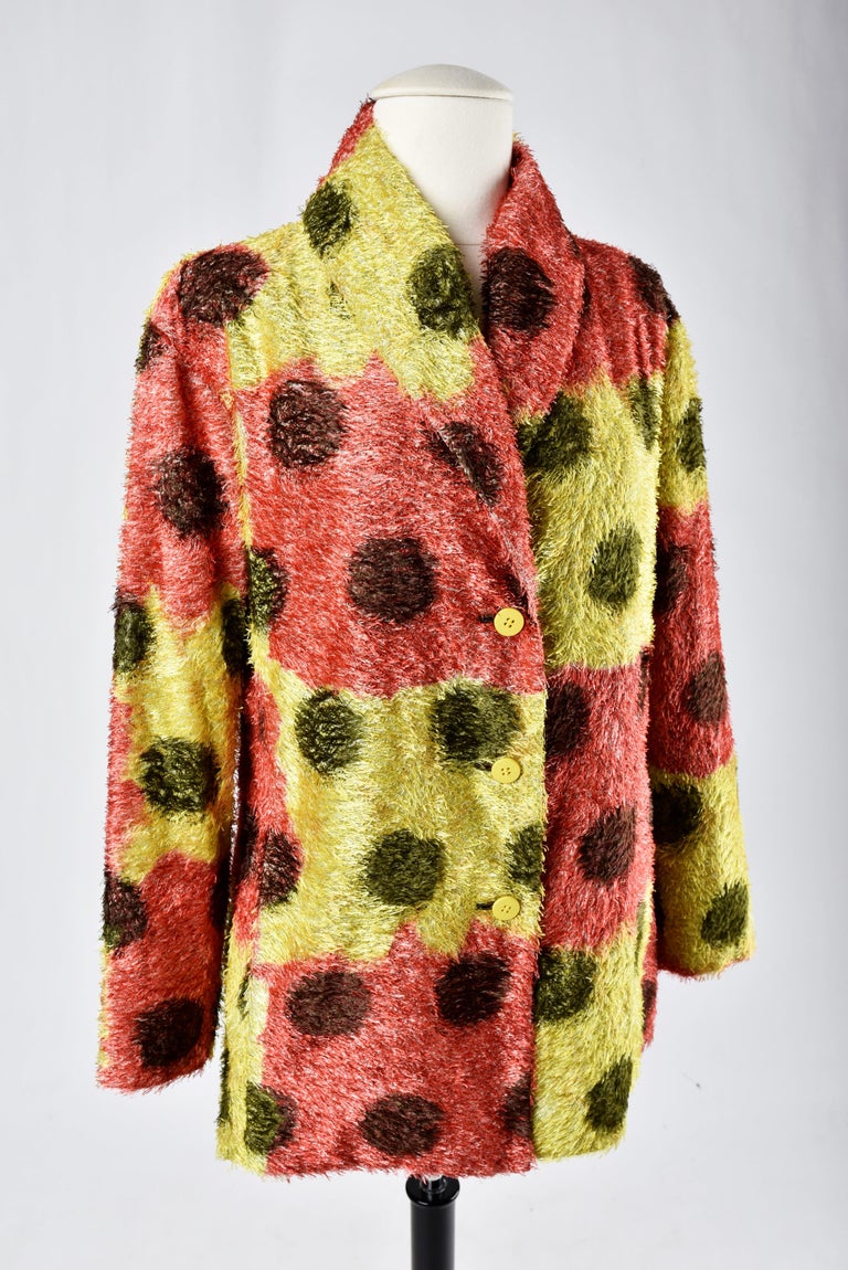 An Issey Miyaké Plush Acrylic Jacket Fall Winter 1998  For Sale 4