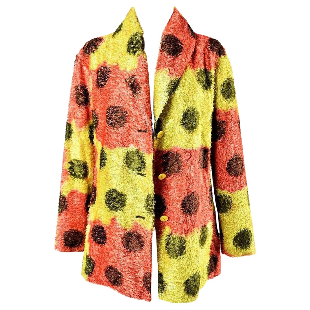 An Issey Miyaké Plush Acrylic Jacket Fall Winter 1998