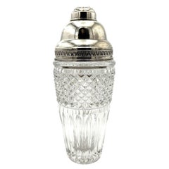 Una coctelera italiana de cristal florentino y plata de los años 40, de Italo Gori