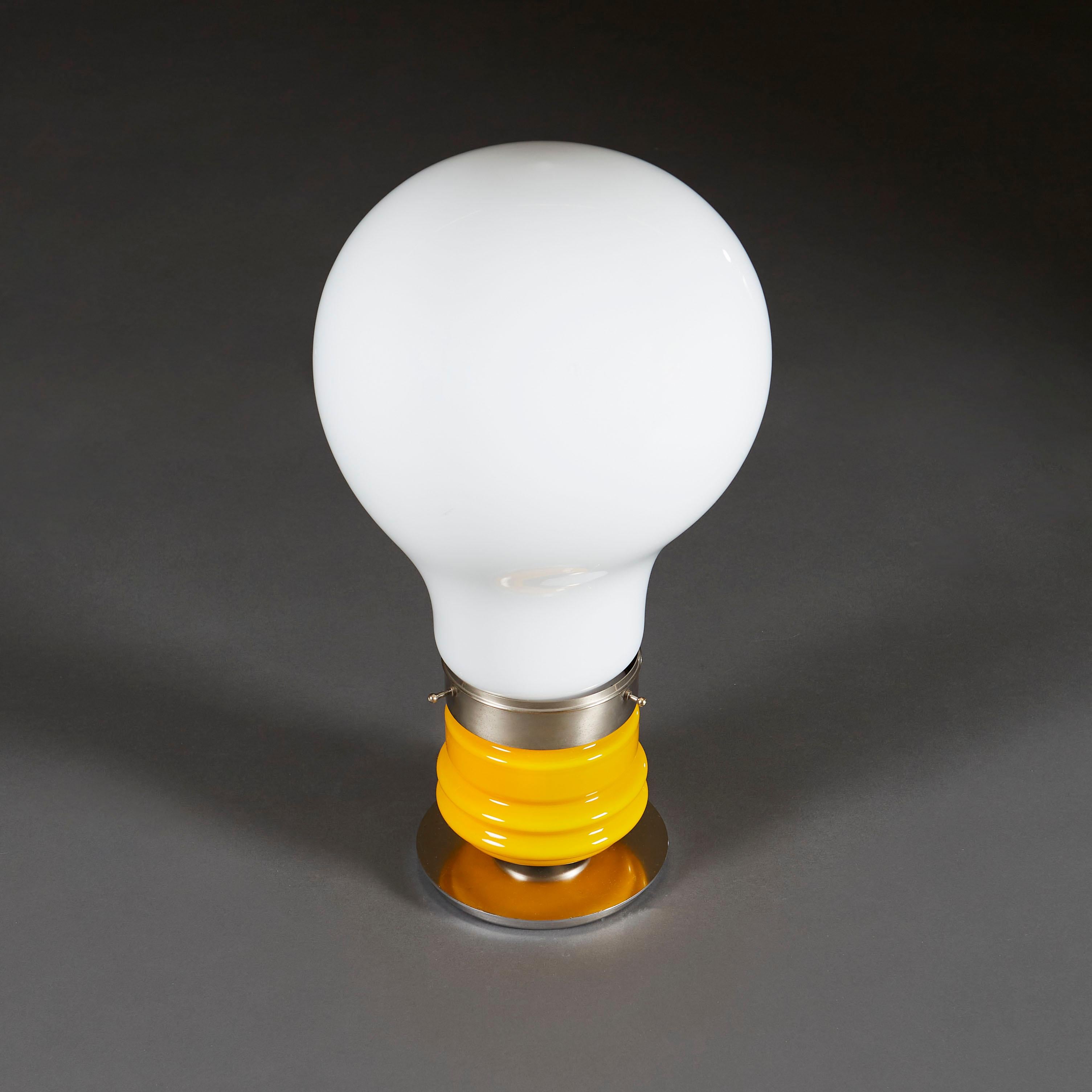 giant light bulb shaped lamp
