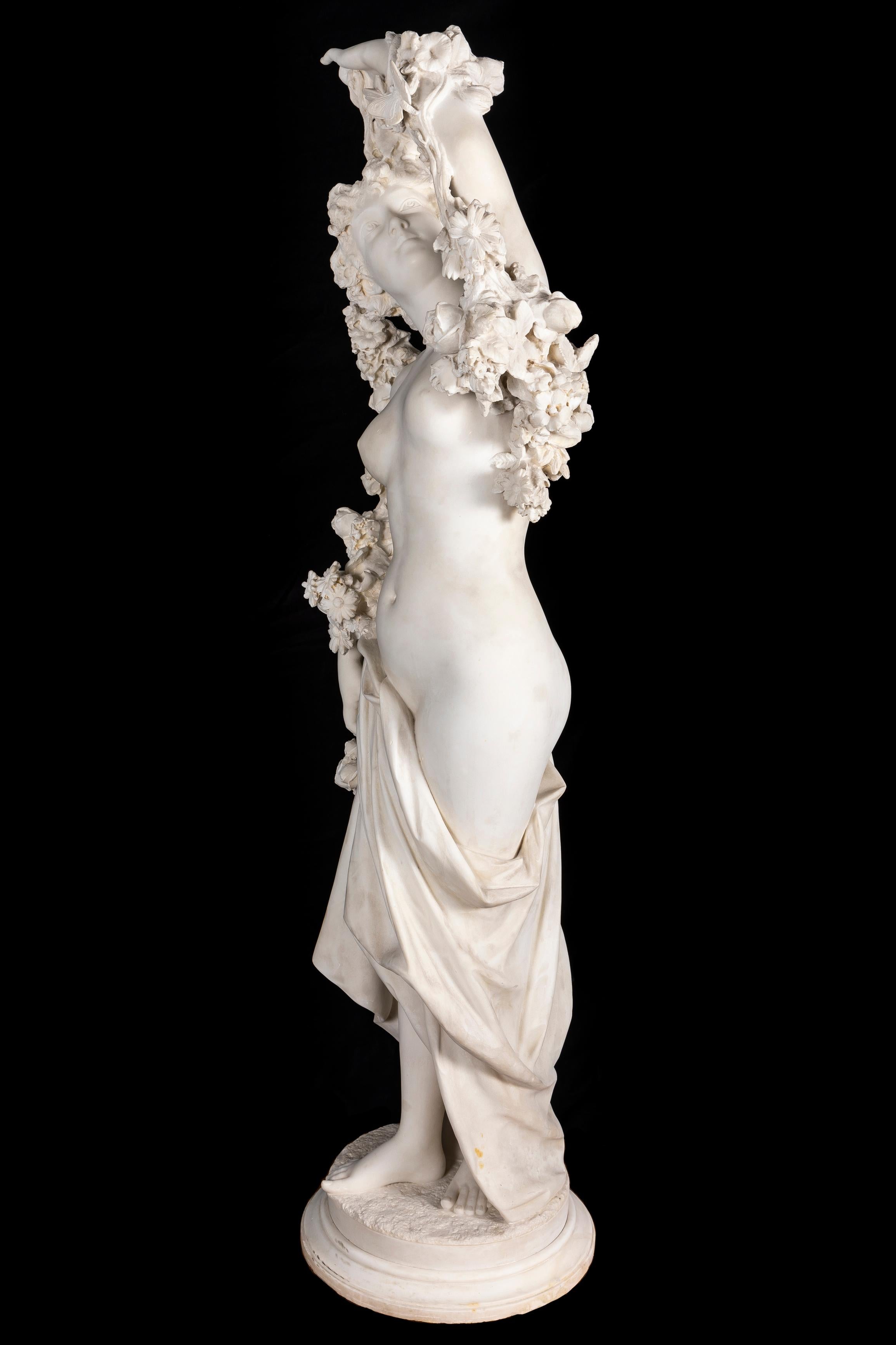 Late 19th Century An Italian 19th C. Marble Sculpture of 