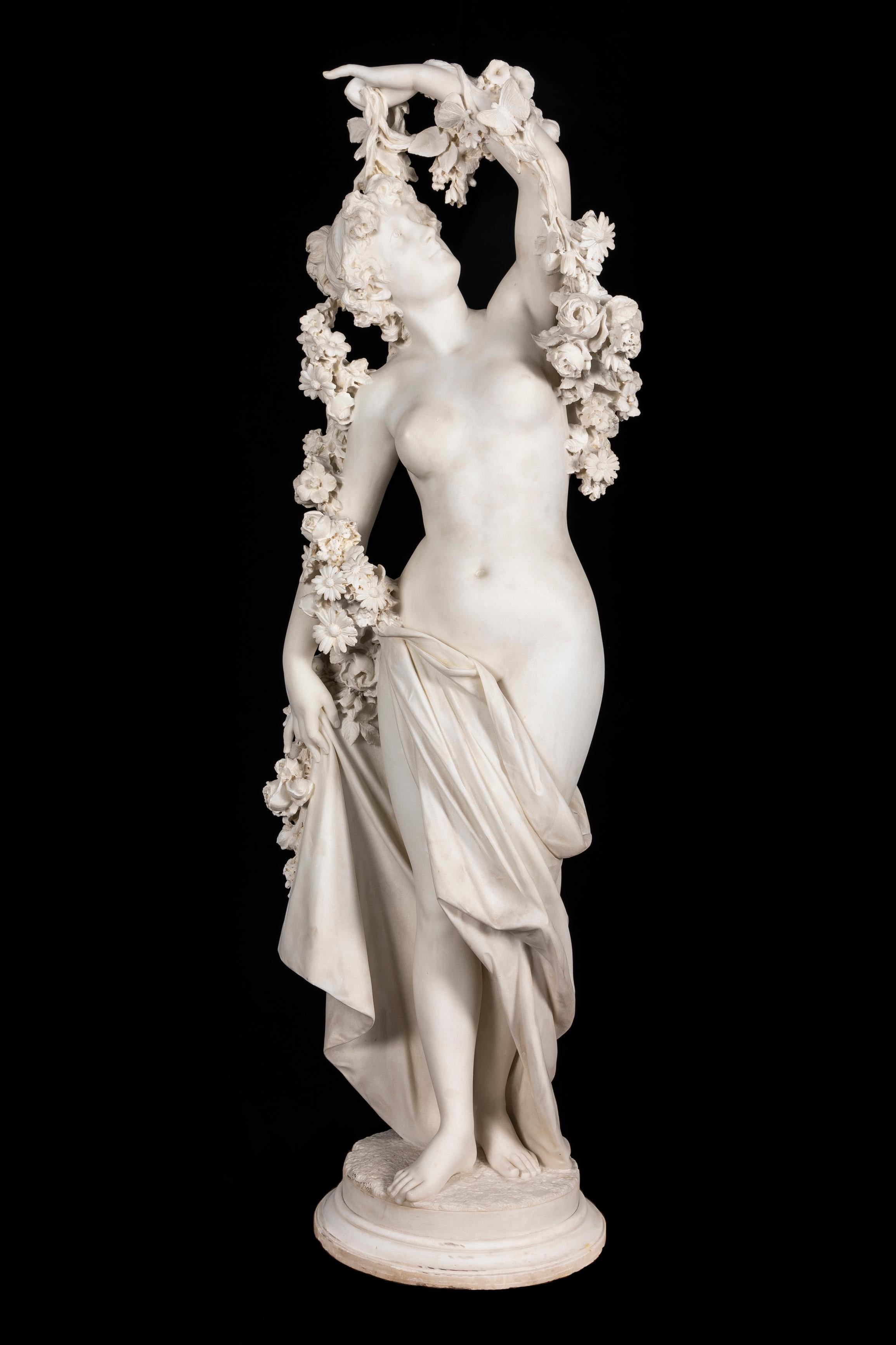 Late 19th Century An Italian 19th C. Marble Sculpture of 