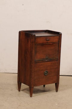 Italian 19th C. Neoclassical Petite Cabinet/ Side Chest with Cute Middle Door
