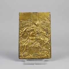 An Italian 19th Century Gilt-Bronze Relief of the Pietà