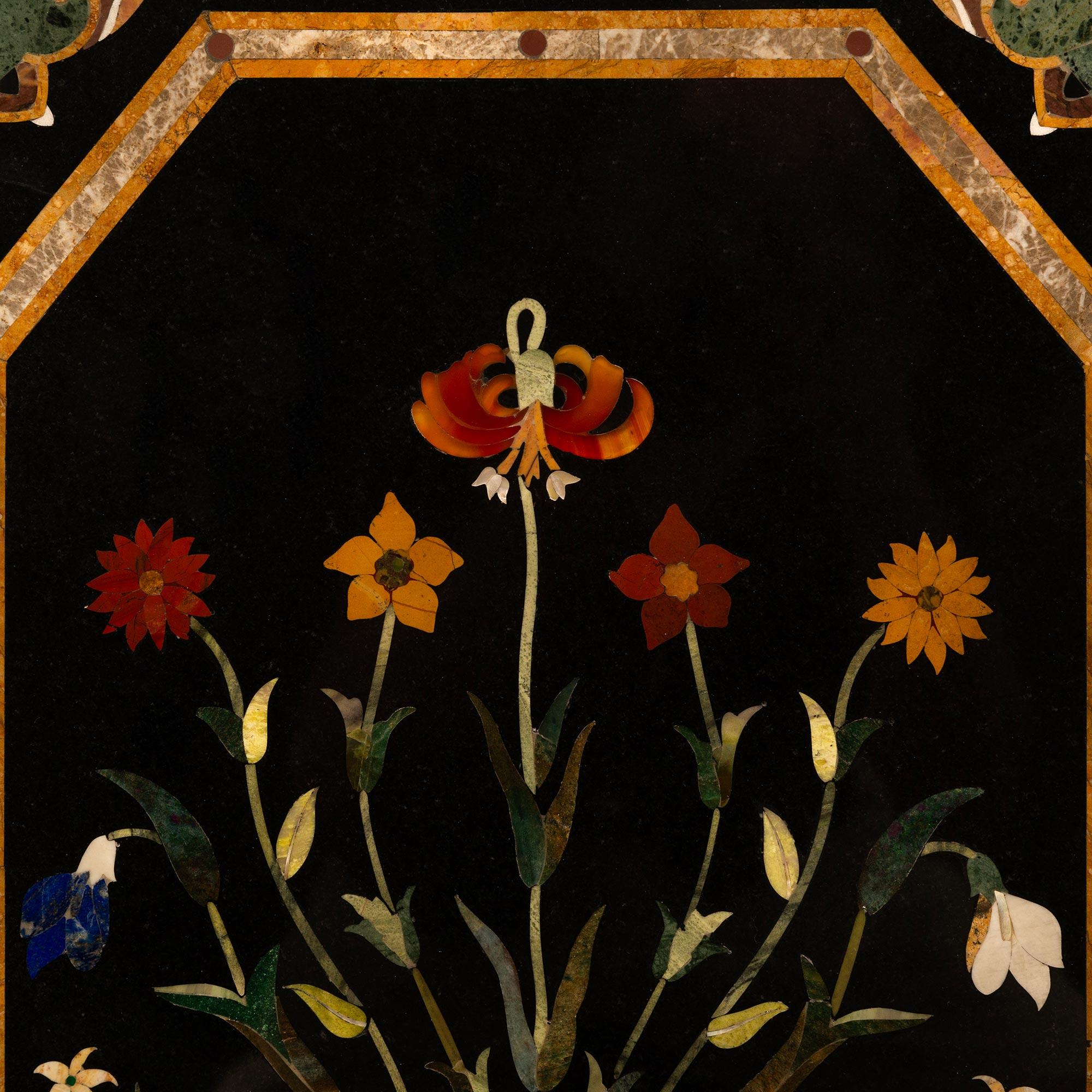 An Italian 19th century Pietra Dura Marble plaque/wall decor For Sale 1