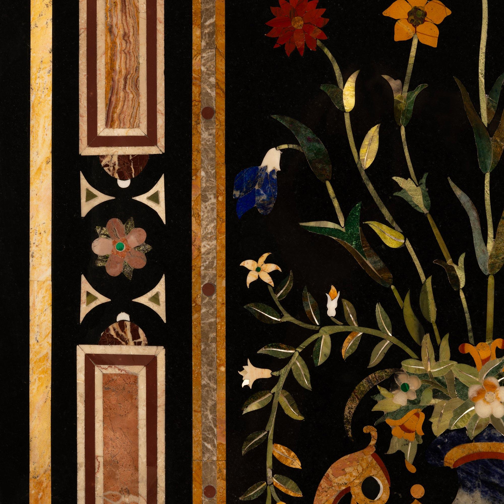 An Italian 19th century Pietra Dura Marble plaque/wall decor For Sale 2