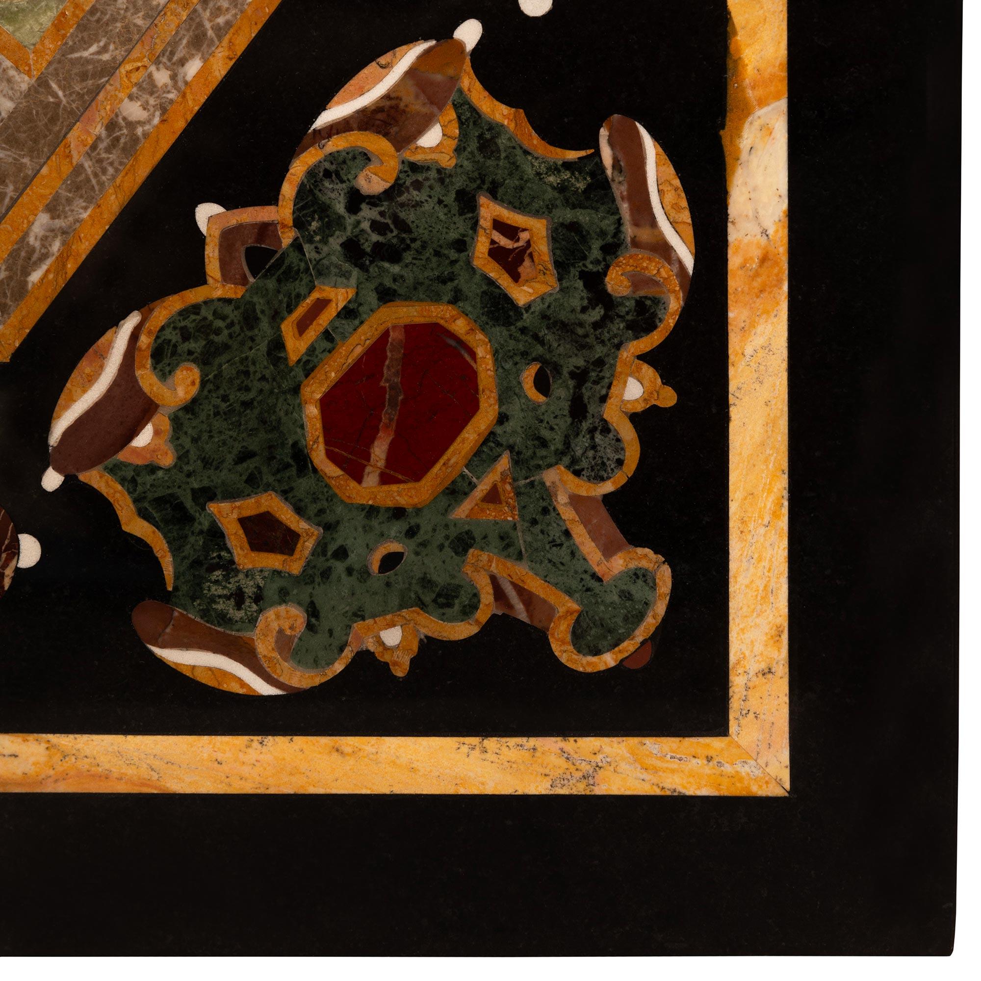 An Italian 19th century Pietra Dura Marble plaque/wall decor For Sale 5