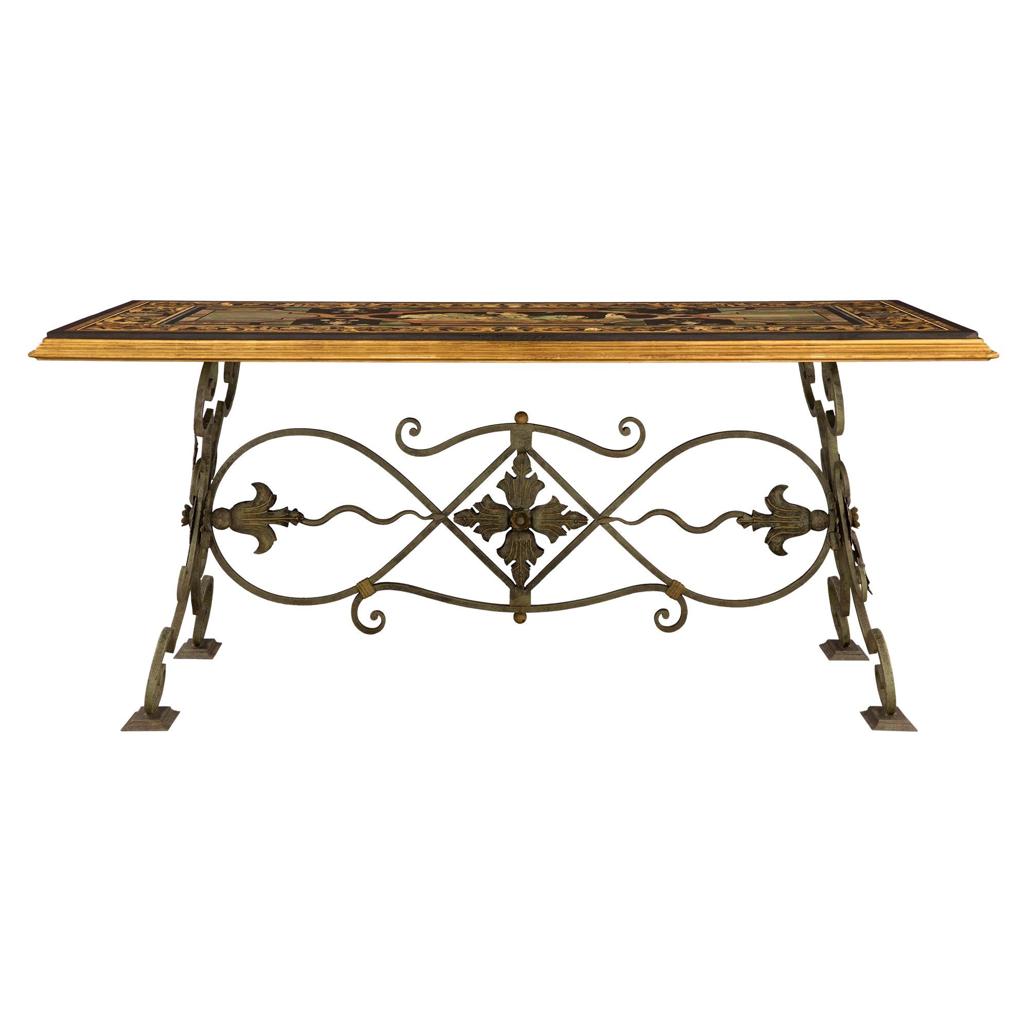 Wrought Iron Dining Room Tables 99 For Sale at 1stdibs