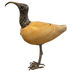 An Italian 70's Ibis Sculpture By Gabriella Binazzi